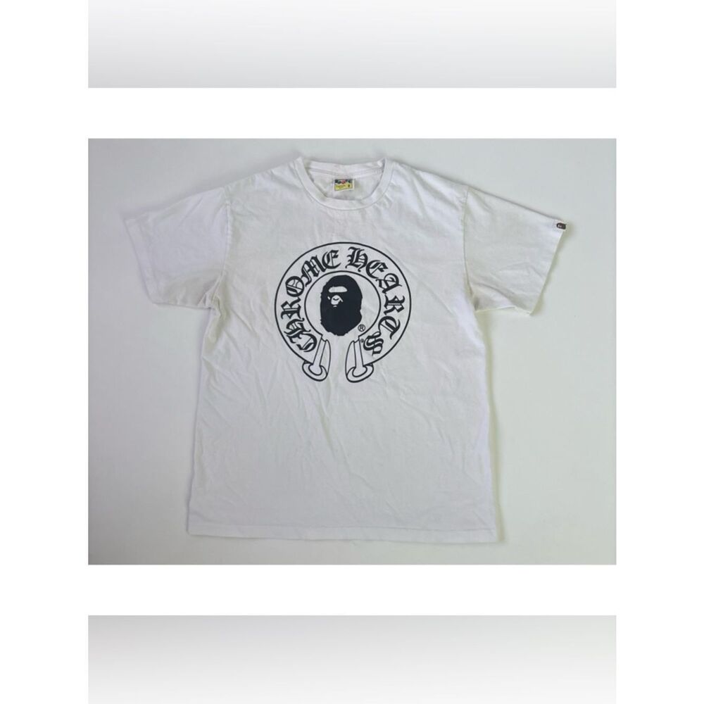 BAPE x Chrome Hearts Baby Milo T-shirt White | A Bathing Ape
